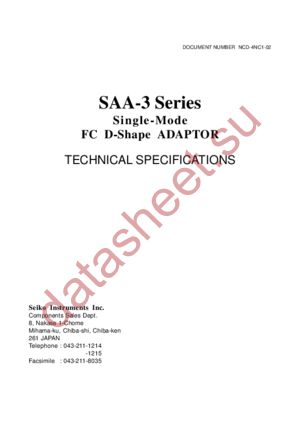 SAA-312100 datasheet  