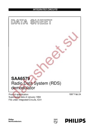 SAA6579T datasheet  