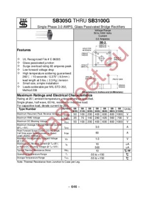 SB320G datasheet  