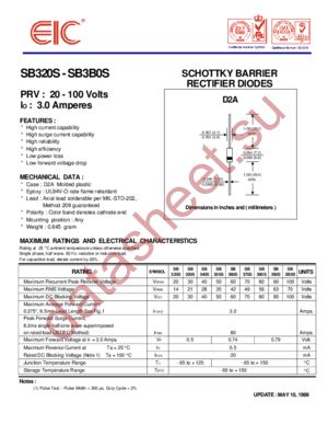 SB380S datasheet  