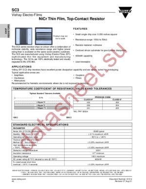 SC3 datasheet  