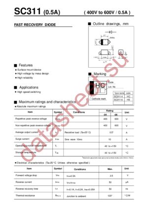 SC311 datasheet  