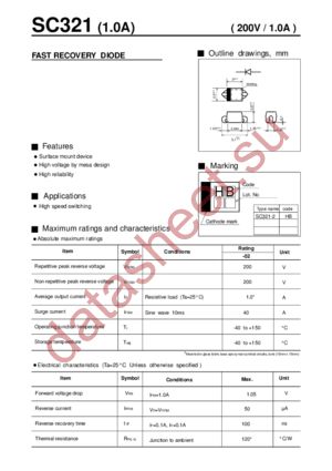 SC321 datasheet  