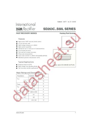 SD263C40S50L datasheet  