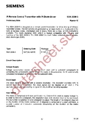 SDA2208-3 datasheet  