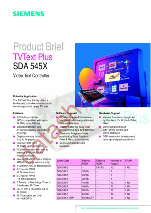 SDA5451 datasheet  