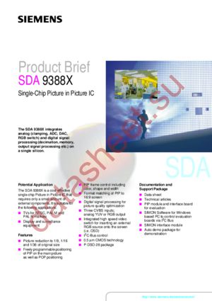 SDA9388X datasheet  