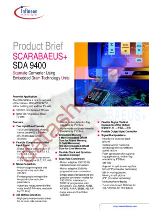 SDA9400 datasheet  
