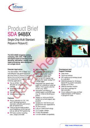 SDA9488X datasheet  