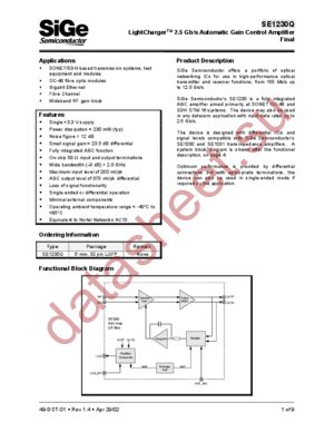 SE1230Q datasheet  