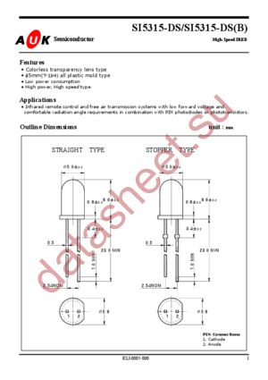 SI5315-DS datasheet  