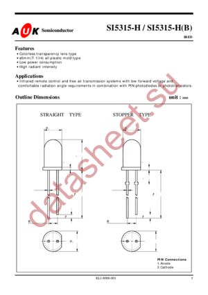 SI5315-H(B) datasheet  