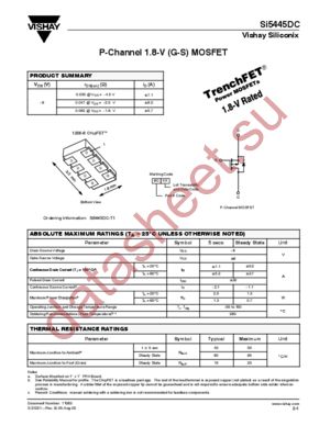 SI5445DC datasheet  