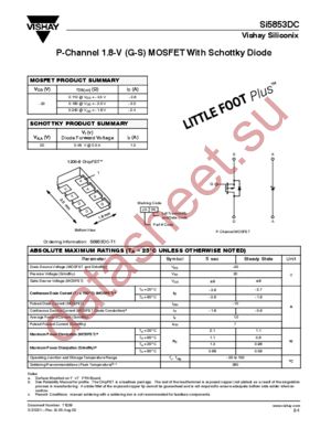 SI5853DC datasheet  