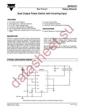 SIP43101 datasheet  