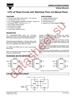 SIP823SEUDT-TR1 datasheet  