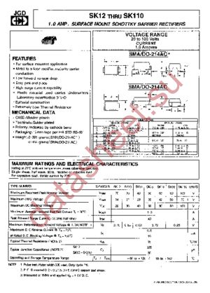 SK12 datasheet  