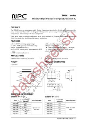 SM6611 datasheet  