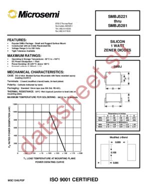 SMBJ1N5240 datasheet  