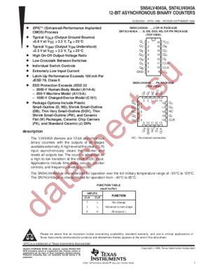 SN54LV4040A datasheet  