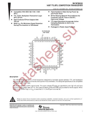 SN74FB2032RC datasheet  