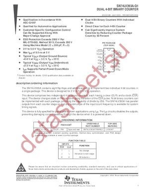 SN74LV393ADB datasheet  