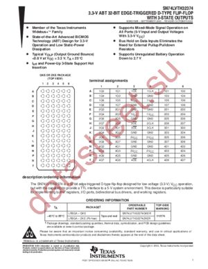 SN74LVTH32374 datasheet  