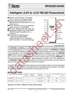 SP3223EEA-L datasheet  