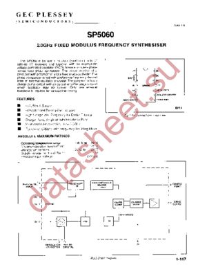 SP5060 datasheet  