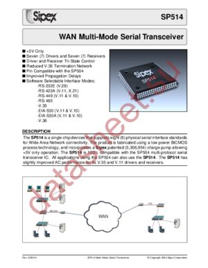 SP514CF datasheet  