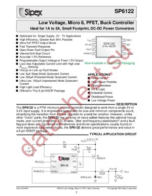 SP6122ACU-L-1.5/TR datasheet  