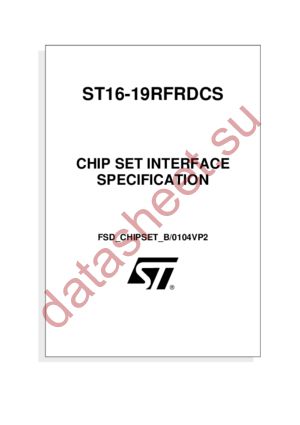 ST16-RFRDCS datasheet  