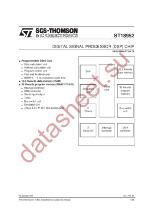 ST18952 datasheet  