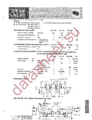 STK-043-105 datasheet  