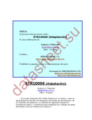 STR10006 datasheet  