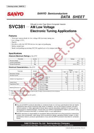 SVC381 datasheet  