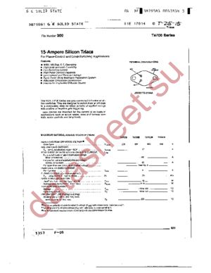 T4700M datasheet  