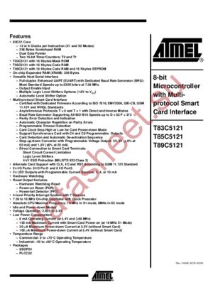 T85C5121-S3SIL datasheet  