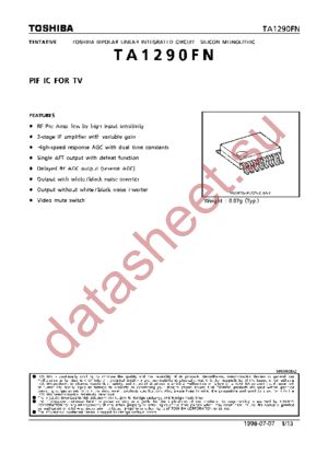 TA1290 datasheet  