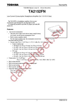 TA2152FN datasheet  