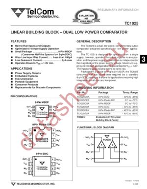 TC1025 datasheet  