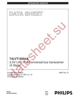 74LVT16501ADGG datasheet  