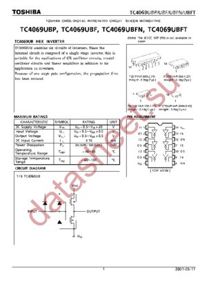 Tc4069ubp схема включения