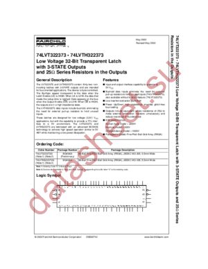 74LVT322373 datasheet  