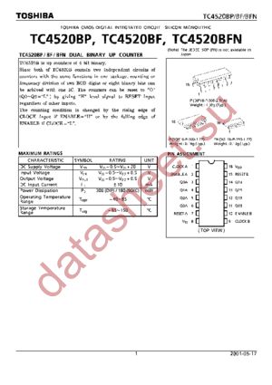 TC4520BP datasheet  