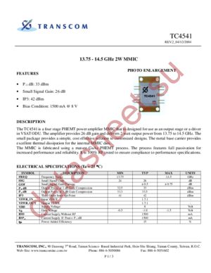 TC4541 datasheet  