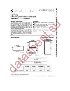 74LVT373 datasheet  