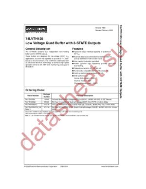 74LVTH125MTCX_NL datasheet  