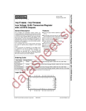 74LVTH16646 datasheet  