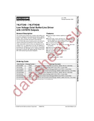 74LVTH240 datasheet  